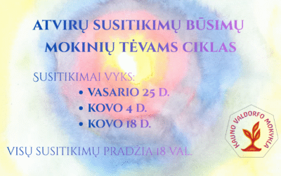 Susitikimai būsimų mokinių tėveliams